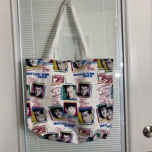 New Kids on the Block NKOTB Tote Bag 2022 Mixtape Concert Tour fabric Handbag